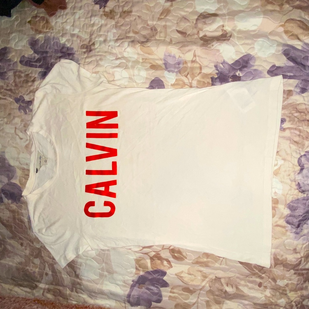 Calvin Klein white tee